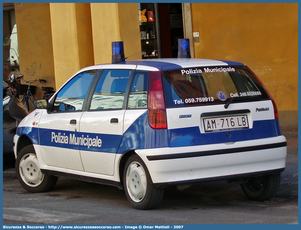 -
Polizia Municipale
Comune di Savignano sul Panaro
Fiat Punto I serie
Parole chiave: Polizia;Locale;Municipale;Savignano sul Panaro;Fiat;Punto