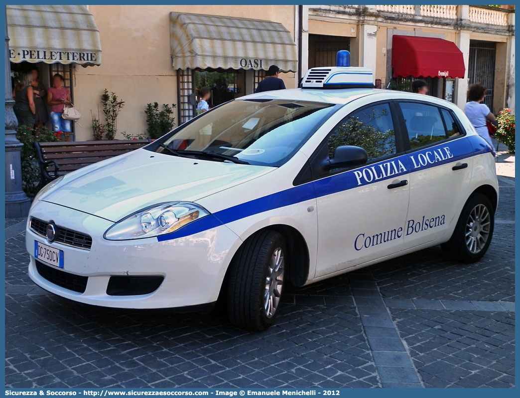 -
Polizia Locale
Comune di Bolsena
Fiat Nuova Bravo
Parole chiave: Polizia;Locale;Municipale;Bolsena;Fiat;Nuova Bravo