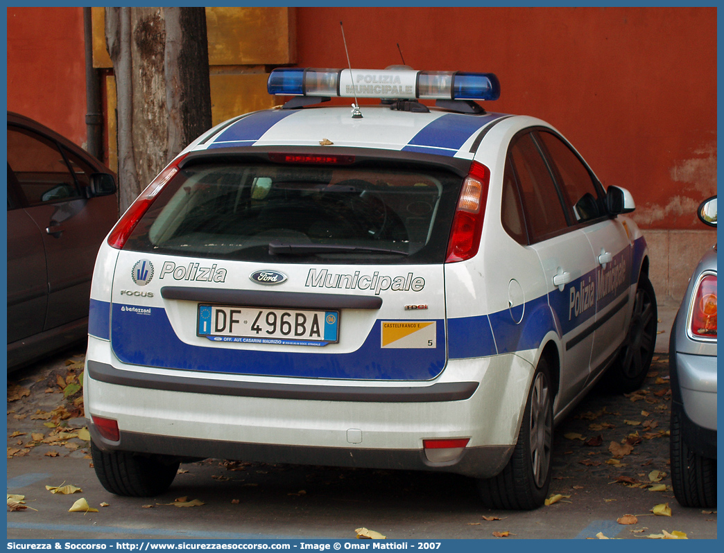 -
Polizia Municipale
Comune di Castelfranco Emilia
Ford Focus II serie
Allestitore Bertazzoni S.r.l.
Parole chiave: Polizia;Locale;Municipale;Castelfranco Emilia;Ford;Focus;Bertazzoni