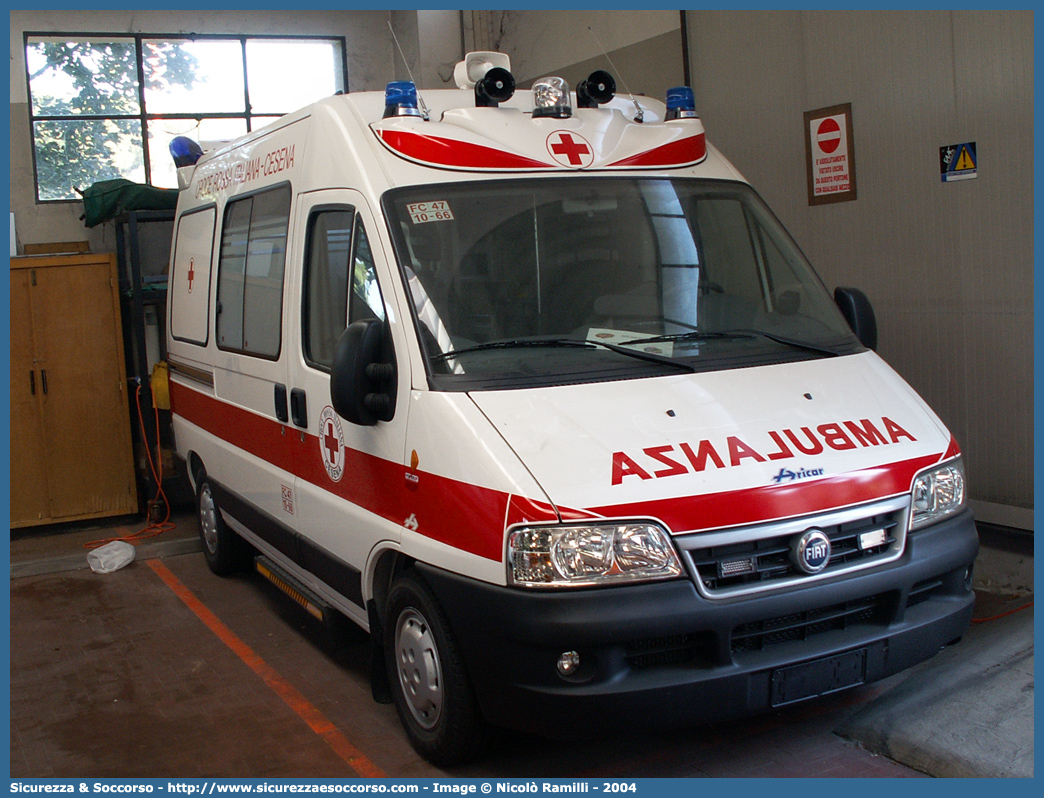 -
Croce Rossa Italiana
Cesena
Fiat Ducato II serie restyling
Allestitore Aricar S.p.A.
Parole chiave: Croce;Rossa;Italiana;CRI;C.R.I.;Ambulanza;Fiat;Ducato;Aricar;Cesena