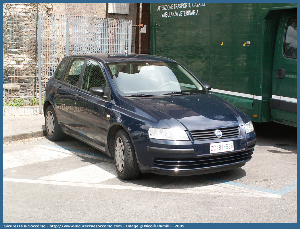 CC BT326
Arma dei Carabinieri
Fiat Stilo I serie
Parole chiave: CC;C.C.;Arma;dei;Carabinieri;Fiat;Stilo