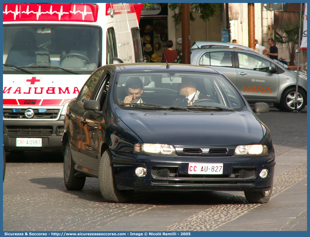 CC AU827
Arma dei Carabinieri
Fiat Brava
Parole chiave: CC;C.C.;Arma;dei;Carabinieri;Fiat;Brava