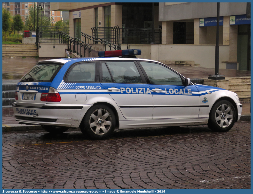 Polizia Locale YA966AB
Polizia Locale
Comune di Attigliano
Bmw Serie 3 E46 Touring restyling
(variante)
Parole chiave: Polizia;Locale;Municipale;Attigliano;Bmw;Serie 3;E46;Touring;YA966AB;YA 966 AB