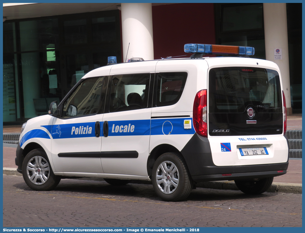 Polizia Locale YA252AG
Polizia Locale
Comune di Terni
Fiat Doblò II serie restyling
Parole chiave: Polizia;Locale;Municipale;Terni;Fiat;Doblò;Doblo;YA252AG;YA 252 AG