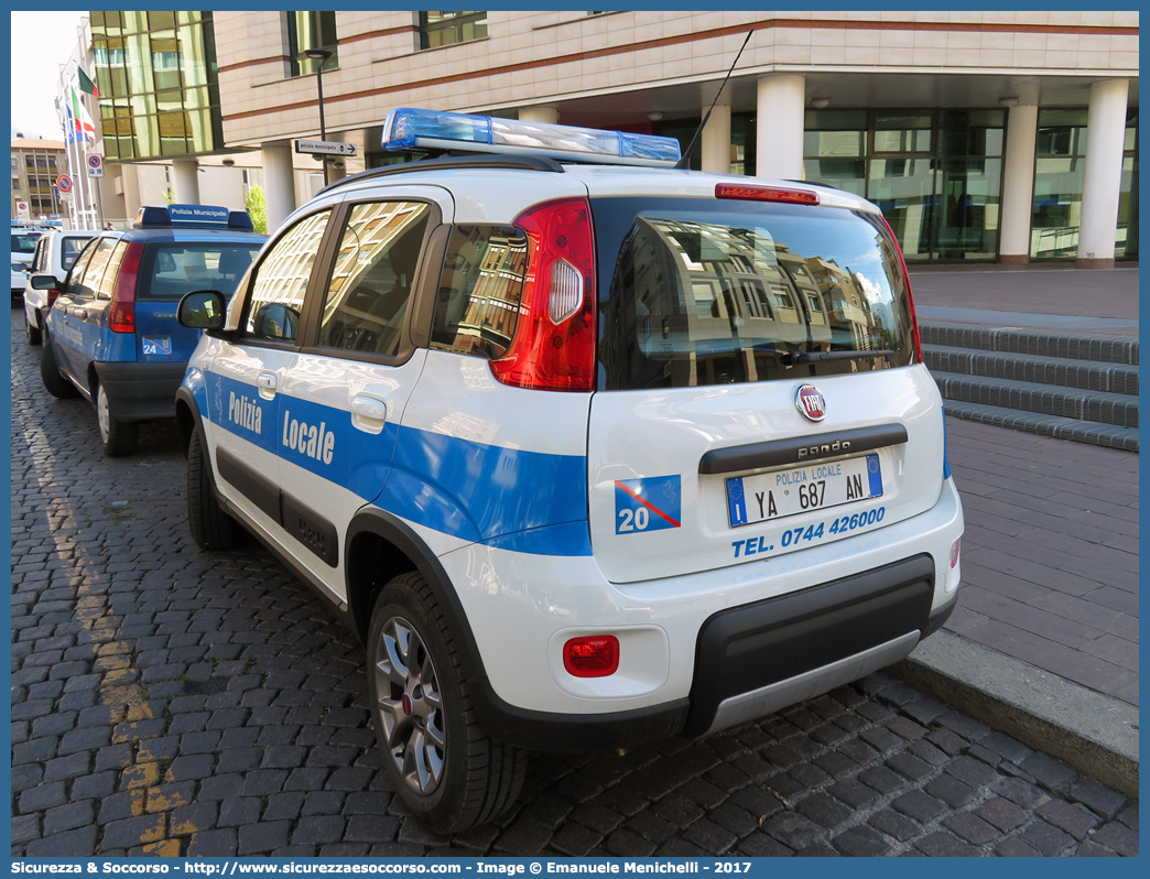 Polizia Locale YA687AN
Polizia Locale
Comune di Terni
Fiat Nuova Panda 4x4 II serie
Parole chiave: Polizia;Locale;Municipale;Terni;Fiat;Nuova Panda;4x4;4 x 4;YA687AN;YA 687 AN