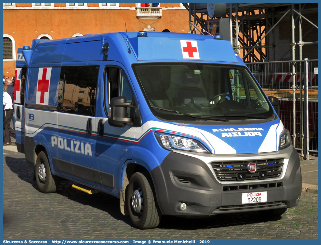 Polizia M2209
Polizia di Stato
Servizio Sanitario
Fiat Ducato III serie restyling
Allestitore Boneschi S.r.l.
Parole chiave: PS;P.S.;Polizia;di;Stato;Servizio;Sanitario;Fiat;Ducato;X290;Boneschi