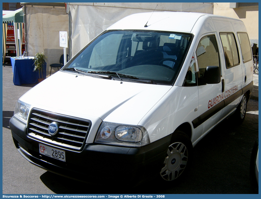 CP 2895
Corpo delle Capitanerie di Porto
Guardia Costiera 
Fiat Scudo III serie
Parole chiave: CP;C.P.;GC;G.C.;Guardia;Costiera;Capitaneria;Capitanerie;di;Porto;Fiat;Scudo