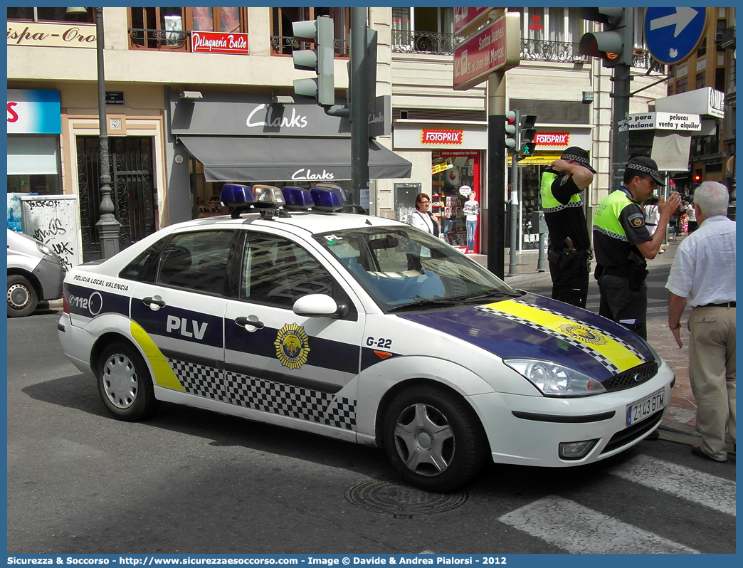 G-22
Reino de España
Policia Local Valencia
Ford Focus Sedan I generation
Parole chiave: Regno di Spagna;Spagna;Espana;España;Reino de España;Policia;Local;Valencia;Ford;Focus;Sedan