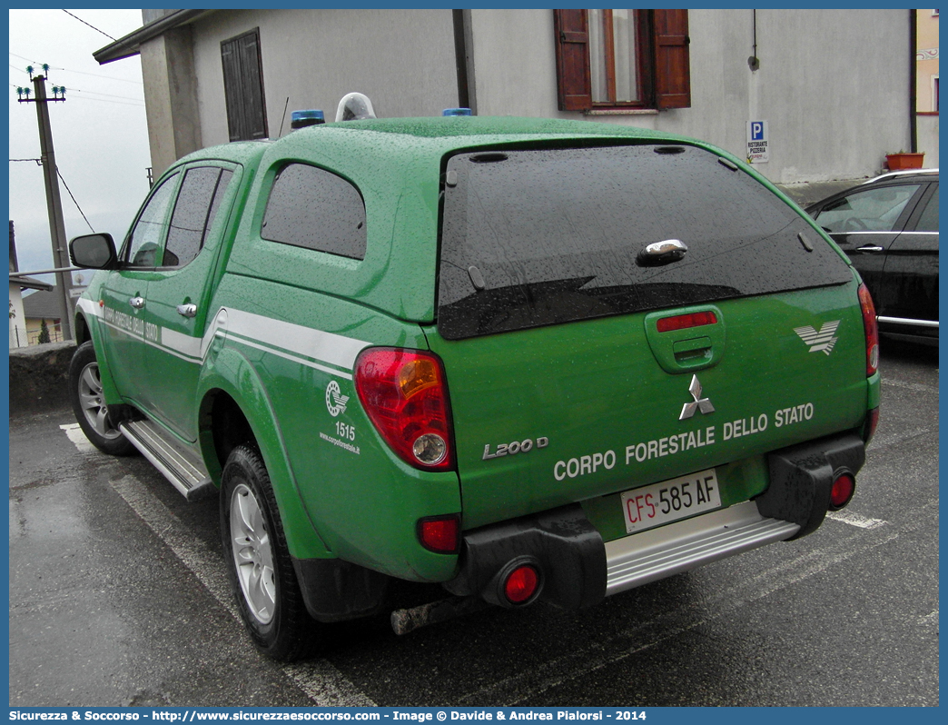 CFS 585AF
Corpo Forestale dello Stato
Mitsubishi L200 IV serie
Parole chiave: Corpo;Forestale;Stato;Corpo Forestale dello Stato;CFS;C.F.S.;Mitsubishi;L200;L;200;L 200