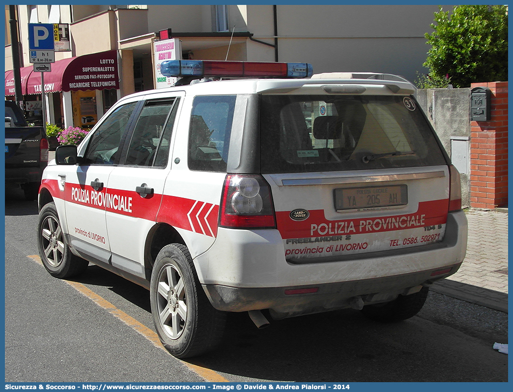 Polizia Locale YA205AH
Polizia Provinciale
Provincia di Livorno
Land Rover Freelander 2
Parole chiave: PL;P.L.;Polizia;Locale;Provinciale;Livorno;Land;Rover;Freelander