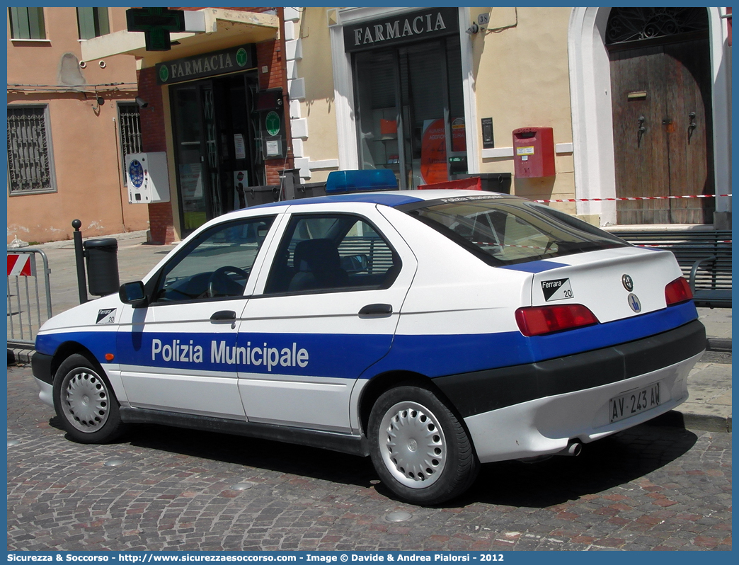 -
Polizia Municipale
Comune di Ferrara
Alfa Romeo 146
Parole chiave: Polizia;Municipale;Locale;Ferrara;Alfa Romeo;146