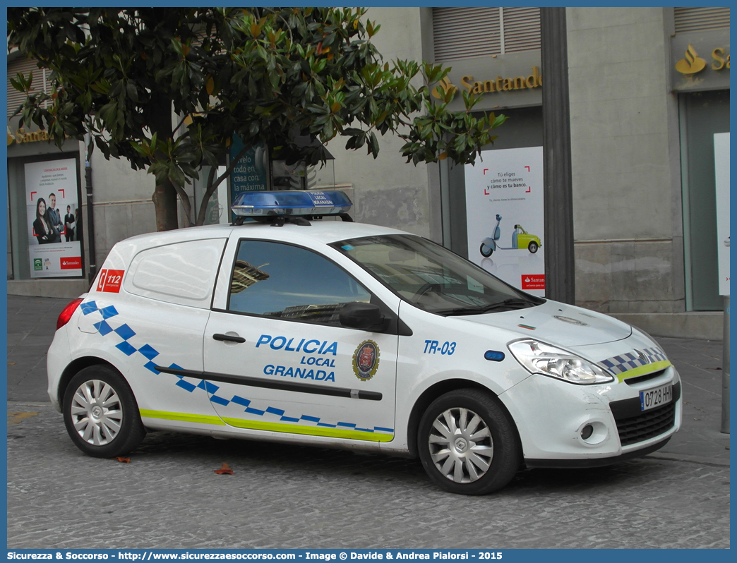 TR-03
Reino de España
Policia Local Granada
Renault Clio V generation
Parole chiave: Regno di Spagna;Spagna;Espana;España;Reino de España;Policia;Local;Granada;Renault;Clio