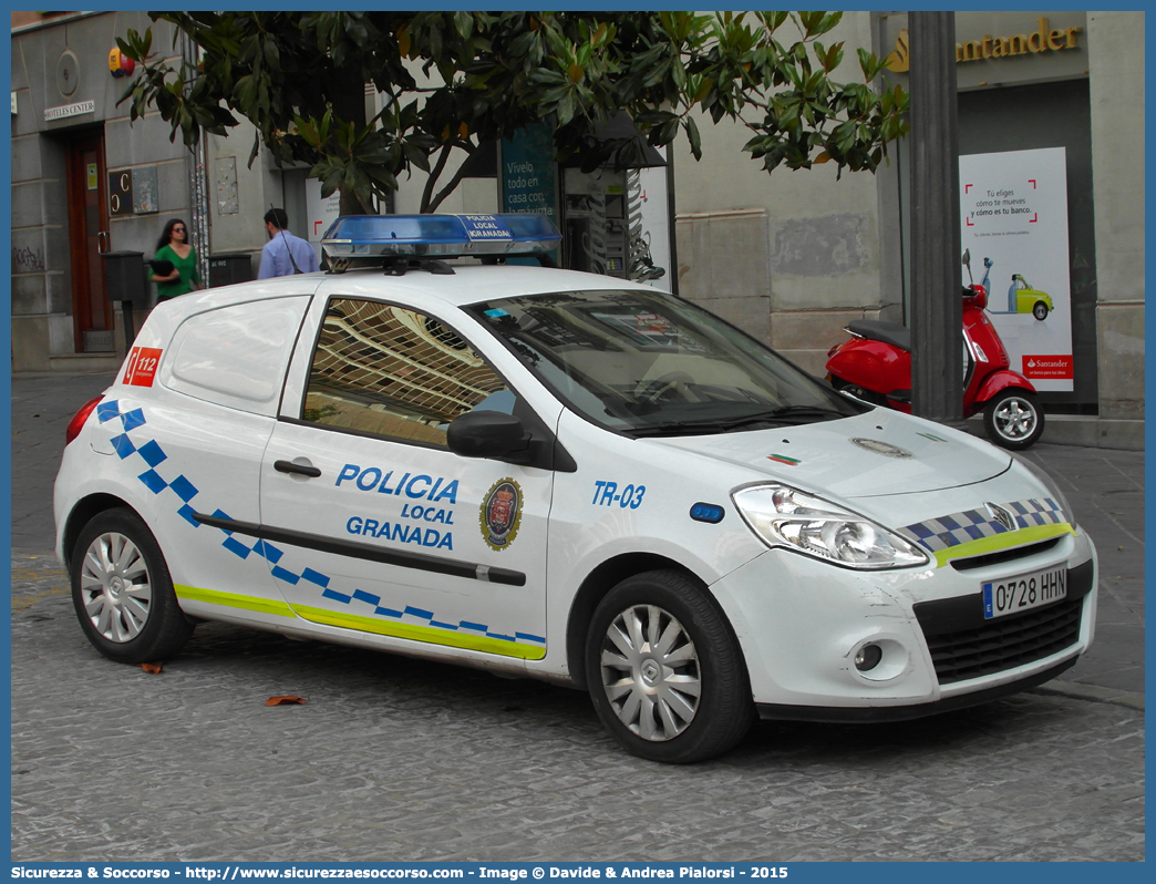 TR-03
Reino de España
Policia Local Granada
Renault Clio V generation
Parole chiave: Regno di Spagna;Spagna;Espana;España;Reino de España;Policia;Local;Granada;Renault;Clio