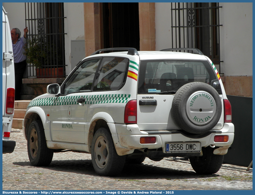 -
Reino de España
Policia Local Ronda
Medio Ambiente
Suzuki Grand Vitara II generation
Parole chiave: Regno di Spagna;Spagna;Espana;España;Reino de España;Policia;Local;Ronda;Suzuki;Grand Vitara