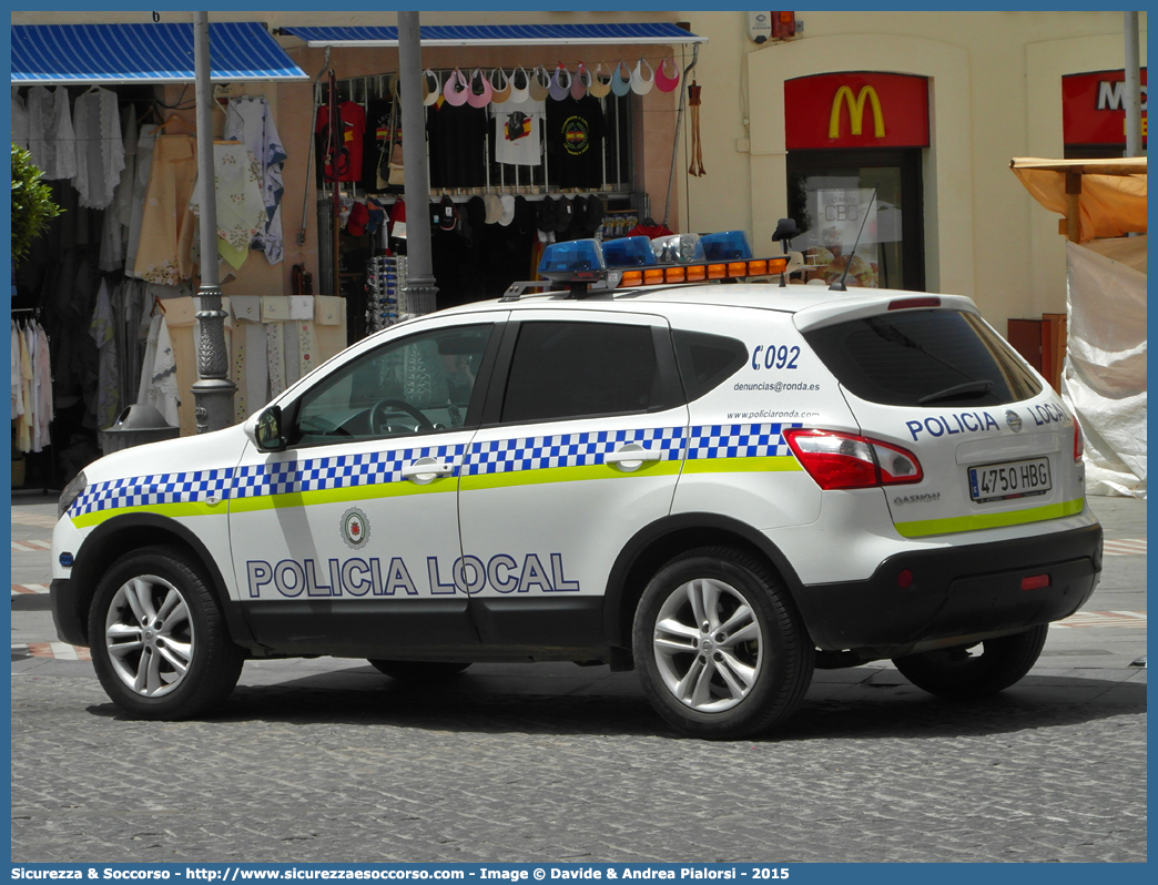 -
Reino de España
Policia Local Ronda
Nissan Qashqai II generation
Parole chiave: Regno di Spagna;Spagna;Espana;España;Reino de España;Policia;Local;Ronda;Nissan;Qashqai