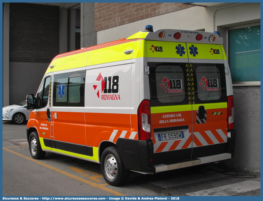 BRAVO 15
118 Romagna Soccorso
Ambito Territoriale di Rimini
Fiat Ducato III serie restyling
Allestitore Safety Car S.r.l.
Parole chiave: 118;Romagna;Soccorso;Rimini;Ambulanza;Autoambulanza;Fiat;Ducato;X290;X 290;Orion;Safety Car