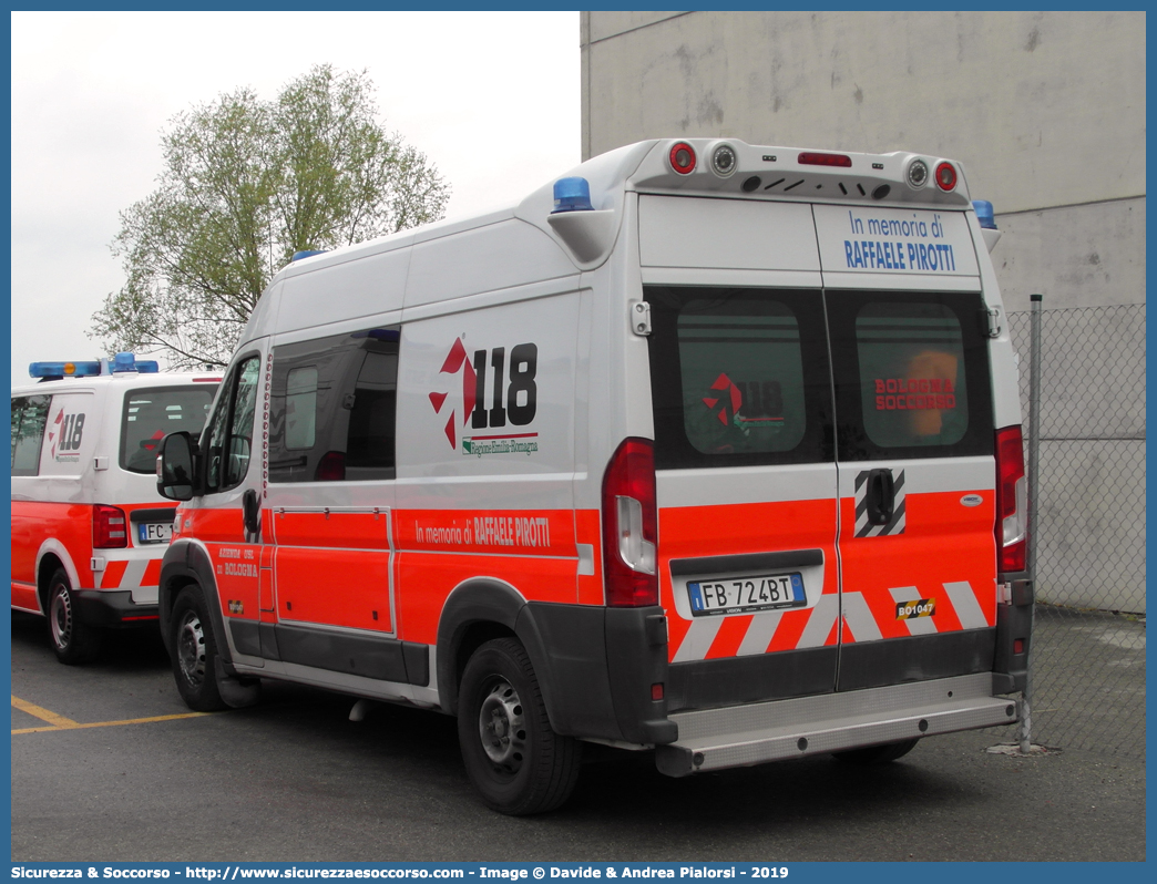 BO 1047
118 Bologna Soccorso
Fiat Ducato III serie restyling
Allestitore Vision S.r.l.
Parole chiave: 118;Bologna;Soccorso;Ambulanza;Autoambulanza;Fiat;Ducato;X290;X 290;Vision