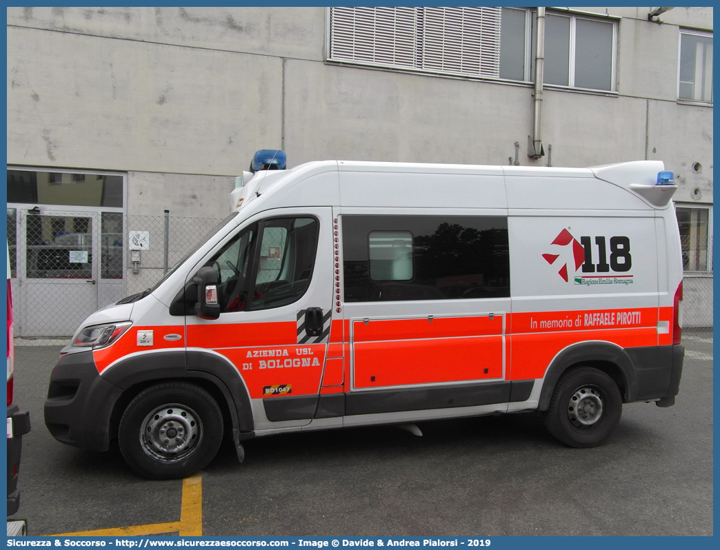 BO 1047
118 Bologna Soccorso
Fiat Ducato III serie restyling
Allestitore Vision S.r.l.
Parole chiave: 118;Bologna;Soccorso;Ambulanza;Autoambulanza;Fiat;Ducato;X290;X 290;Vision