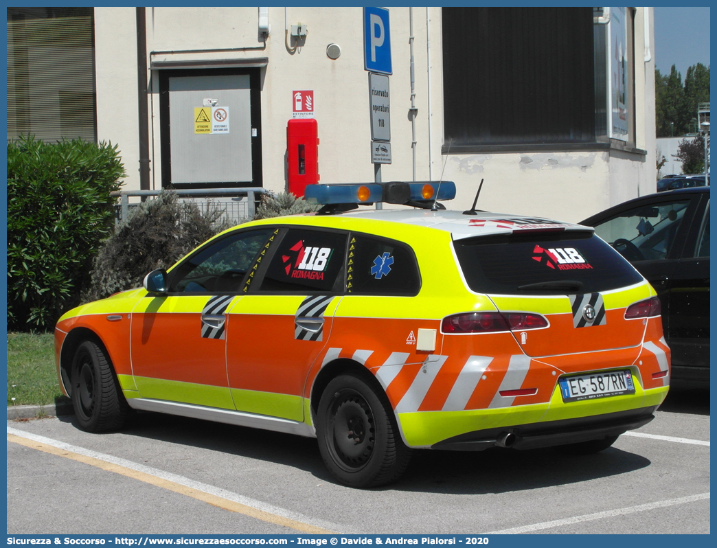 -
118 Romagna Soccorso
Ambito Territoriale di Ravenna
Alfa Romeo 159 Sportwagon
Allestitore Vision S.r.l./Safety Car S.r.l.
Parole chiave: Alfa Romeo;159;Sportwagon;118;Romagna;Ravenna;Soccorso;Vision;Safety Car