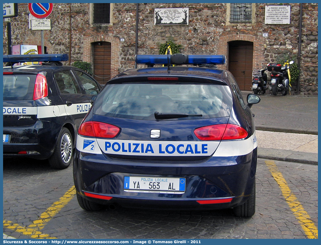 Polizia Locale YA563AL
Polizia Locale
Unione Comuni Verona Est
Seat Leon II serie
Parole chiave: Polizia;Locale;Municipale;Verona Est;Belfiore;Caldiero;Colognola ai Colli;Illasi;Mezzane di Sotto;Seat;Leon;YA563AL;YA 563 AL