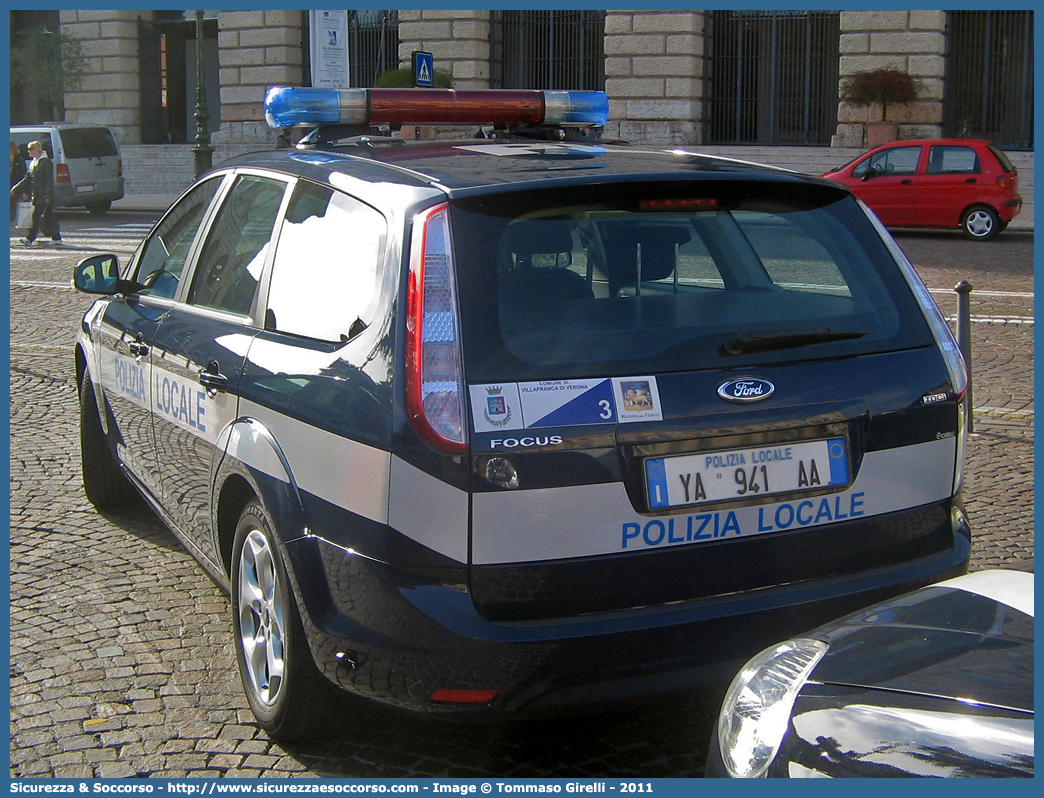 Polizia Locale YA941AA
Polizia Locale
Comune di Villafranca di Verona
Ford Focus Style Wagon II serie
Allestitore Ciabilli S.r.l.
Parole chiave: PL;P.L.;PM;P.M.;Polizia;Municipale;Locale;Villafranca di Verona;Ford;Focus;Style Wagon;SW;S.W.;Ciabilli