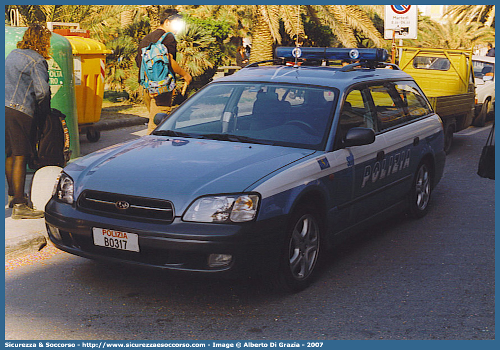 Polizia B0317
Polizia di Stato
Polizia Stradale
Società Autostrada Ligure Toscana
Subaru Legacy Station Wagon
III serie
Parole chiave: Polizia di Stato;Polizia Stradale;S.A.L.T.;SALT;Società Autostrada Ligure Toscana;Subaru;Legacy;Legacy III serie