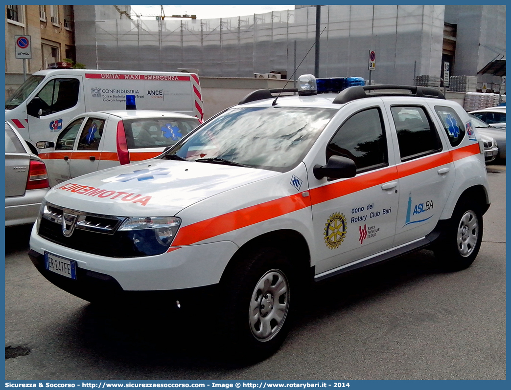 -
118 Bari
Dacia Duster
Allestitore Mariani Fratelli S.r.l.
Parole chiave: 118;Bari;Soccorso;Automedica;Auto Medica;Automedicalizzata;Auto Medicalizzata;Dacia;Duster;Mariani Fratelli