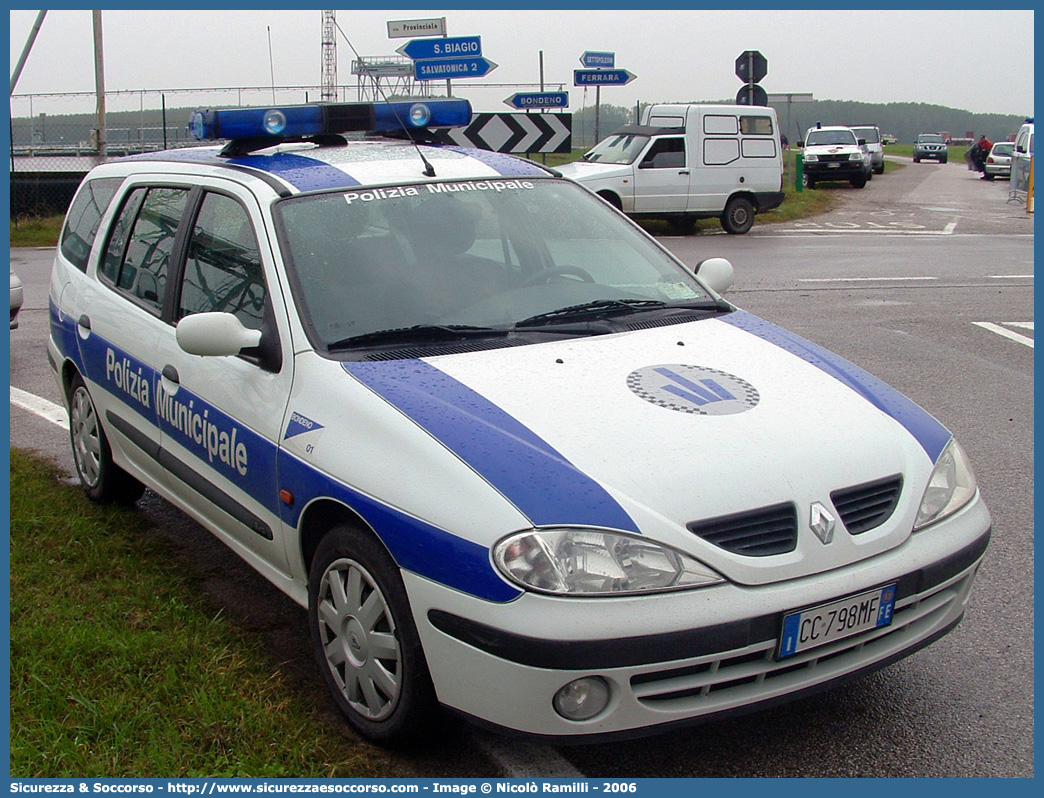 -
Polizia Municipale
Comune di Bondeno
Renault Megane Break
Allestitore Bertazzoni S.r.l.
Parole chiave: Polizia;Municipale;Locale;Bondeno;Renault;Megane;Break;SW;S.W.;Bertazzoni