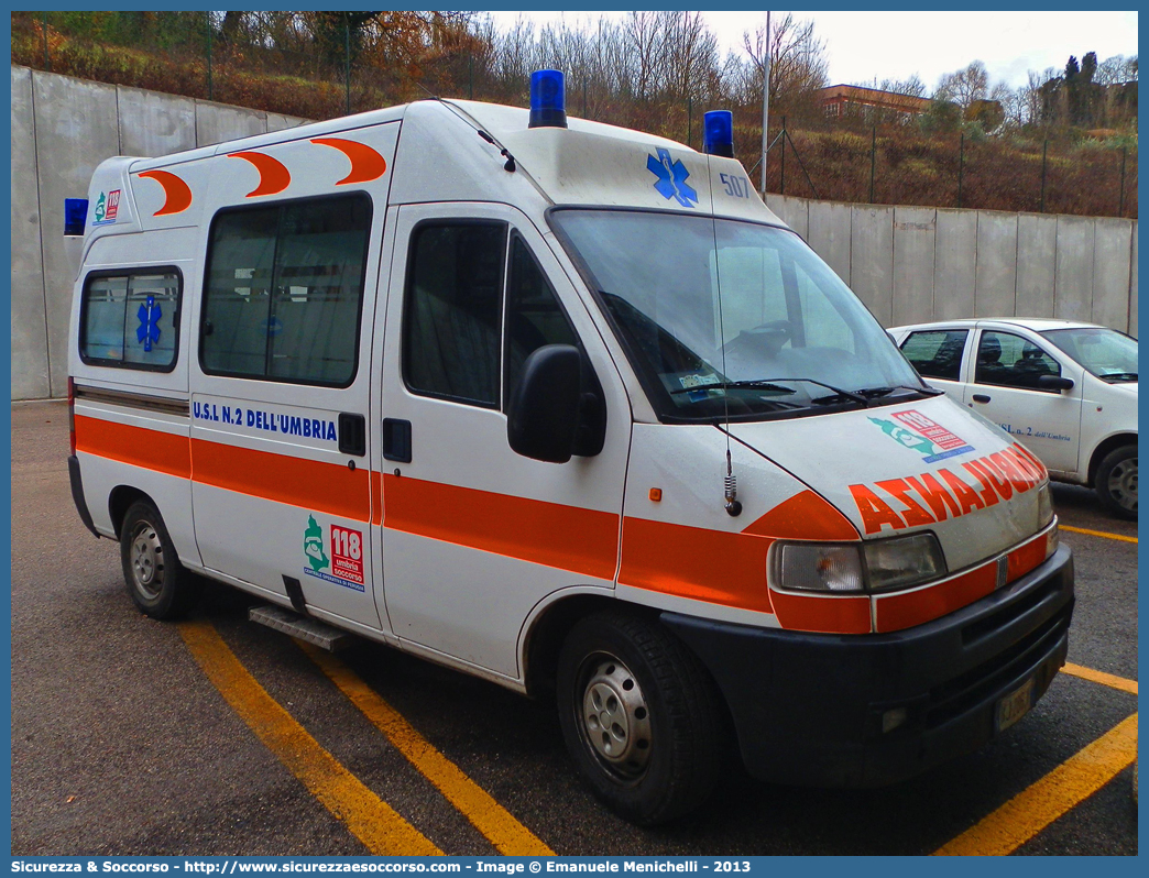 507
118 Umbria Soccorso
Azienda USL Umbria 1
Fiat Ducato II serie
Allestitore Bollanti S.r.l.
Parole chiave: 118;Umbria;Soccorso;Perugia;Ambulanza;Fiat;Ducato;PG;507;Bollanti