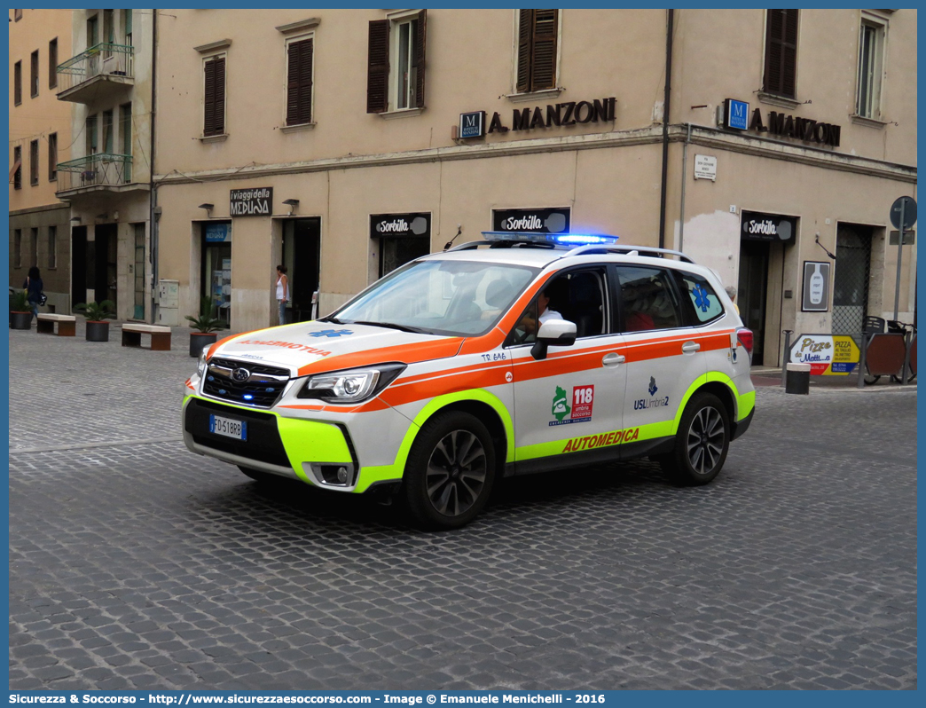 TR 646
118 Umbria Soccorso
Azienda USL Umbria 2
Subaru Forester XT VI serie restyling
Allestitore Aricar S.p.A.
Parole chiave: 118;Umbria;Soccorso;Terni;Automedica;Automedicalizzata;Auto Medica;Auto Medicalizzata;Subaru;Forester;Aricar