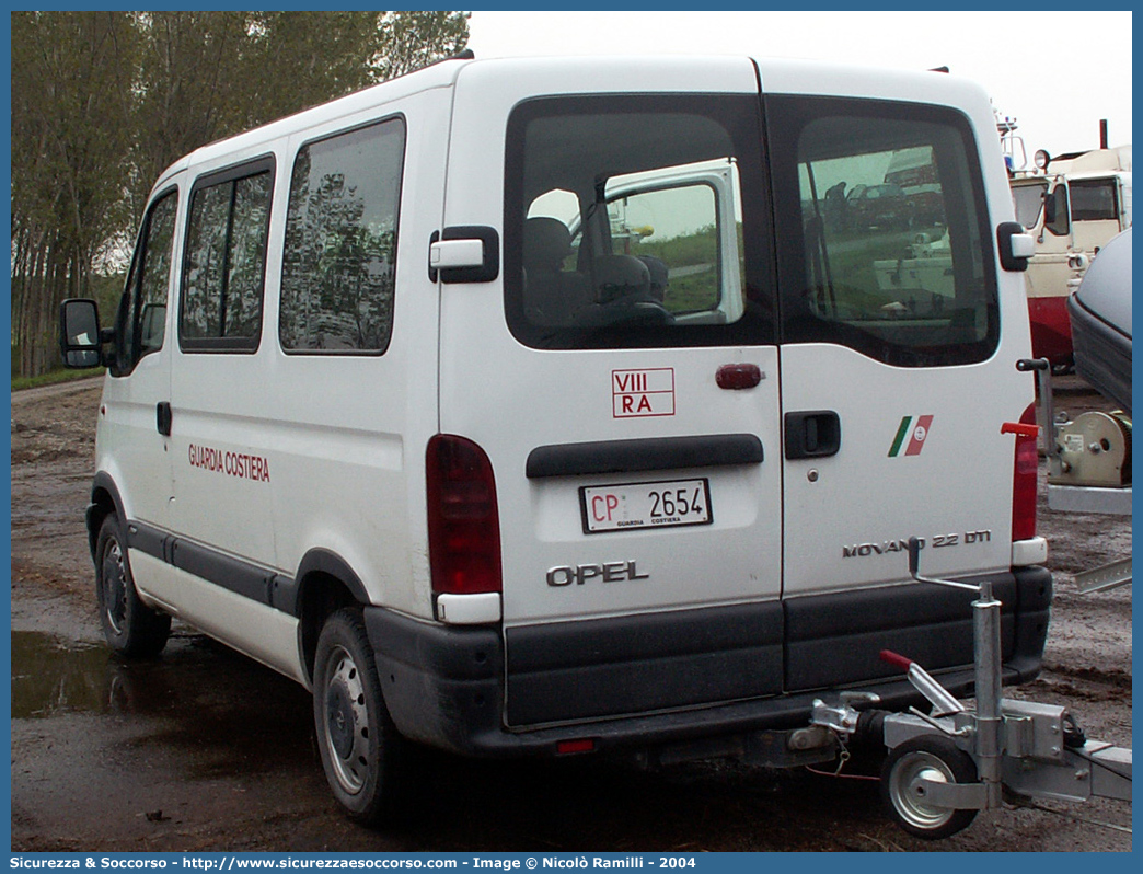 CP 2654
Corpo delle Capitanerie di Porto
Guardia Costiera 
Opel Movano I serie
Parole chiave: Guardia Costiera;Capitaneria di Porto;Capitanerie di Porto;Opel;Movano