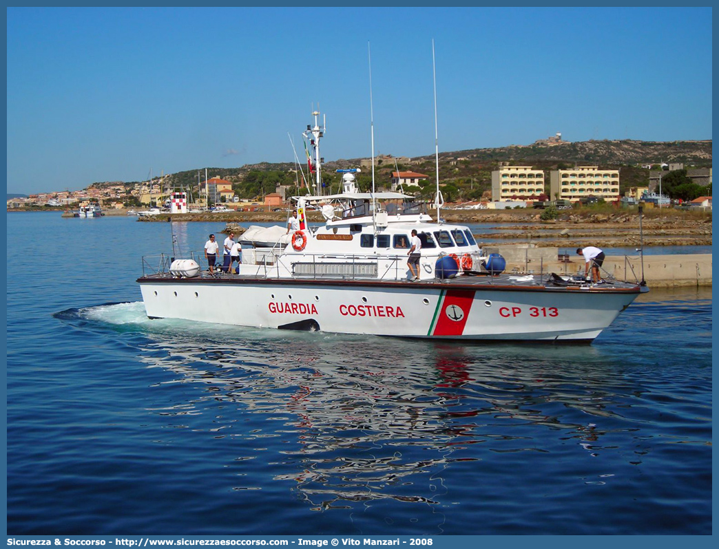 CP 313 "Dante Novaro"
Corpo delle Capitanerie di Porto
Guardia Costiera
Parole chiave: CP;C.P.;G.C.;GC;Guardia;Costiera;Capitaneria;Capitanerie;Porto