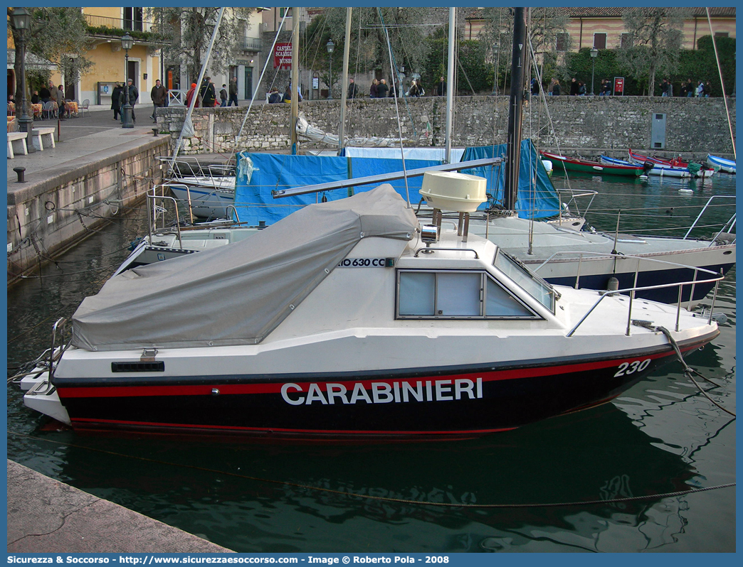 230
Arma dei Carabinieri
Reparto Operativo Nucleo Natanti
Motovedetta Costiera Classe 200
Rio 630CC
Parole chiave: CC;C.C.;Arma;Carabinieri;Servizio;Navale;Reparto;Operativo;Nucleo;Natanti;Motovedetta;Costiera;Classe;200;Rio;630