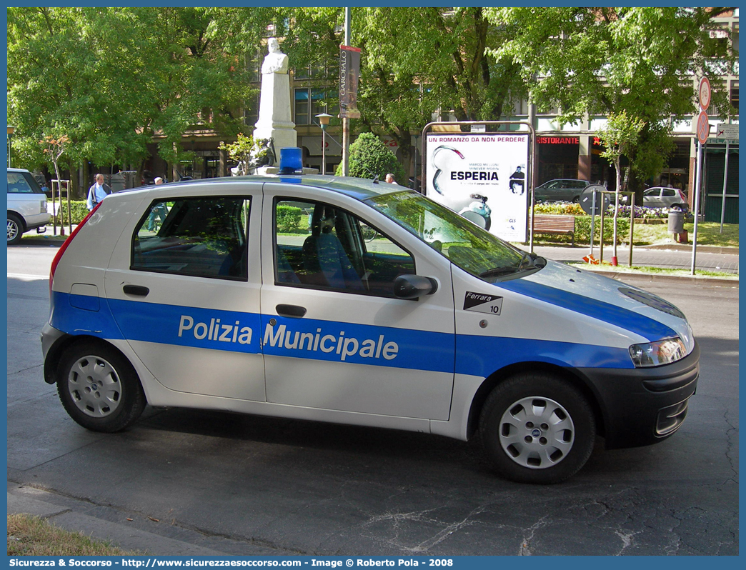 -
Polizia Municipale
Comune di Ferrara
Fiat Punto II serie
Parole chiave: Polizia;Locale;Municipale;Ferrara;Fiat;Punto