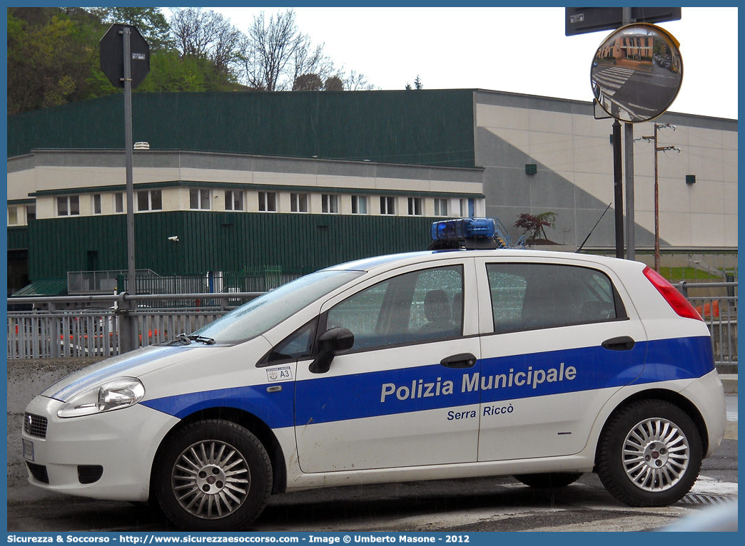 -
Polizia Municipale
Comune di Serra Riccò
Fiat Grande Punto
(variante)
Parole chiave: Polizia;Locale;Municipale;Serra Riccò;Serra Ricco;Fiat;Grande Punto