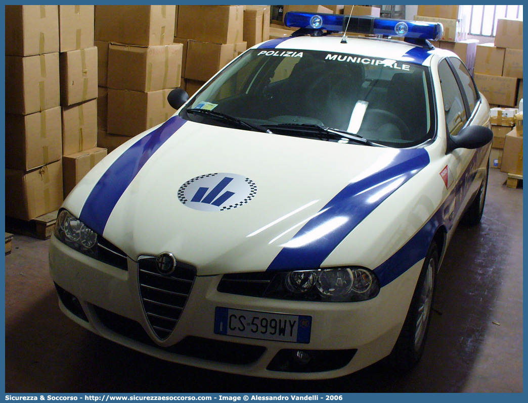 -
Polizia Municipale
Comune di Piacenza
Alfa Romeo 156 II serie
Parole chiave: Polizia;Locale;Municipale;Piacenza;Alfa Romeo;156