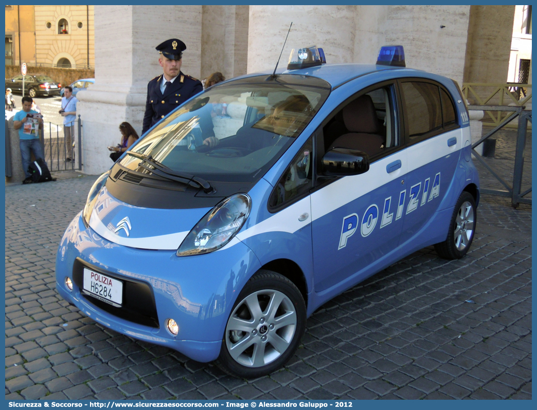 Polizia H6284
Polizia di Stato
Ispettorato di Pubblica Sicurezza "Vaticano"
Citroen C-Zero
Parole chiave: Polizia;Stato;Polizia di Stato;Ispettorato;Pubblica Sicurezza;Vaticano;Citroen;CZero;C Zero;C-Zero;C - Zero;C0;C 0;H6284