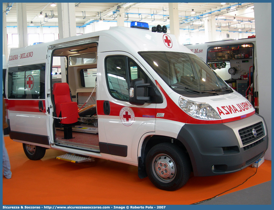 -
Croce Rossa Italiana
Milano
Fiat Ducato III serie
Allestitore Bonfanti S.a.s.
Parole chiave: Croce;Rossa;Italiana;CRI;C.R.I.;Ambulanza;Fiat;Ducato;X250;Milano;Bonfanti