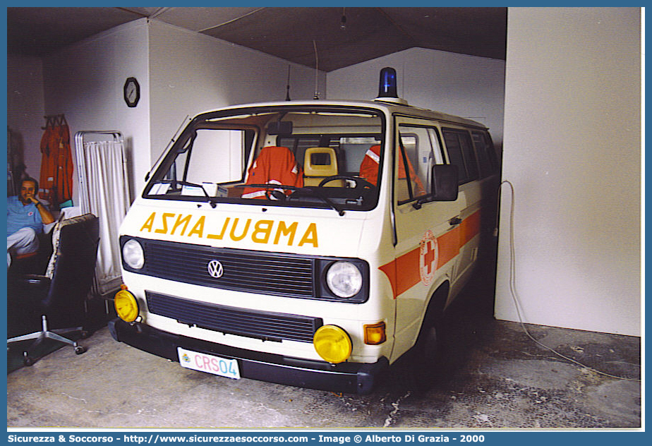 CRS 04
Croce Rossa
Repubblica di San Marino
Volkswagen Transporter T3
Parole chiave: Croce;Rossa;Repubblica;San Marino;CRS;RSM;C.R.S.;R.S.M.;Ambulanza;Volkswagen;Transporter;T3;CRS04