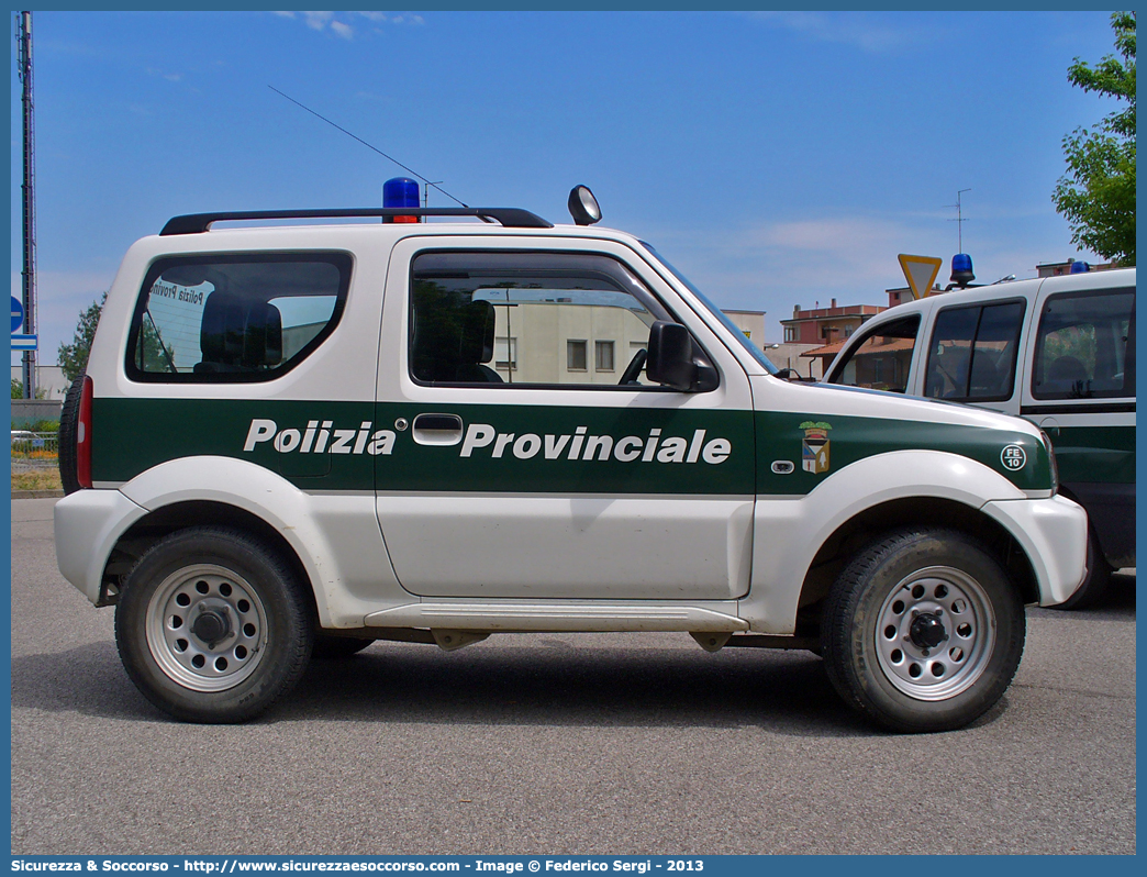 -
Polizia Provinciale
Provincia di Ferrara
Suzuki Jimny
Parole chiave: Polizia;Locale;Provinciale;Ferrara;Fiat;Suzuki;Jimny