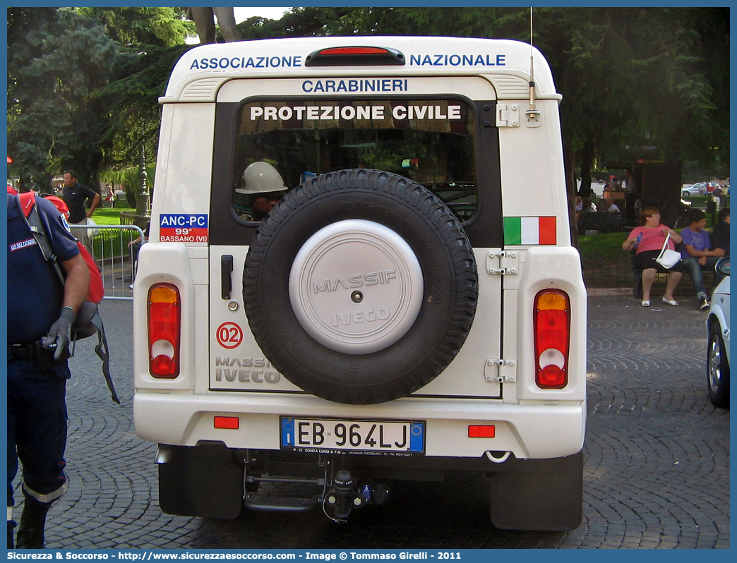 02
Associazione Nazionale Carabinieri
Bassano del Grappa (iPn 99)
Iveco Massif
Parole chiave: Associazione;Nazionale;Carabinieri;ANC;A.N.C.;Bassano del Grappa;Iveco;Massif