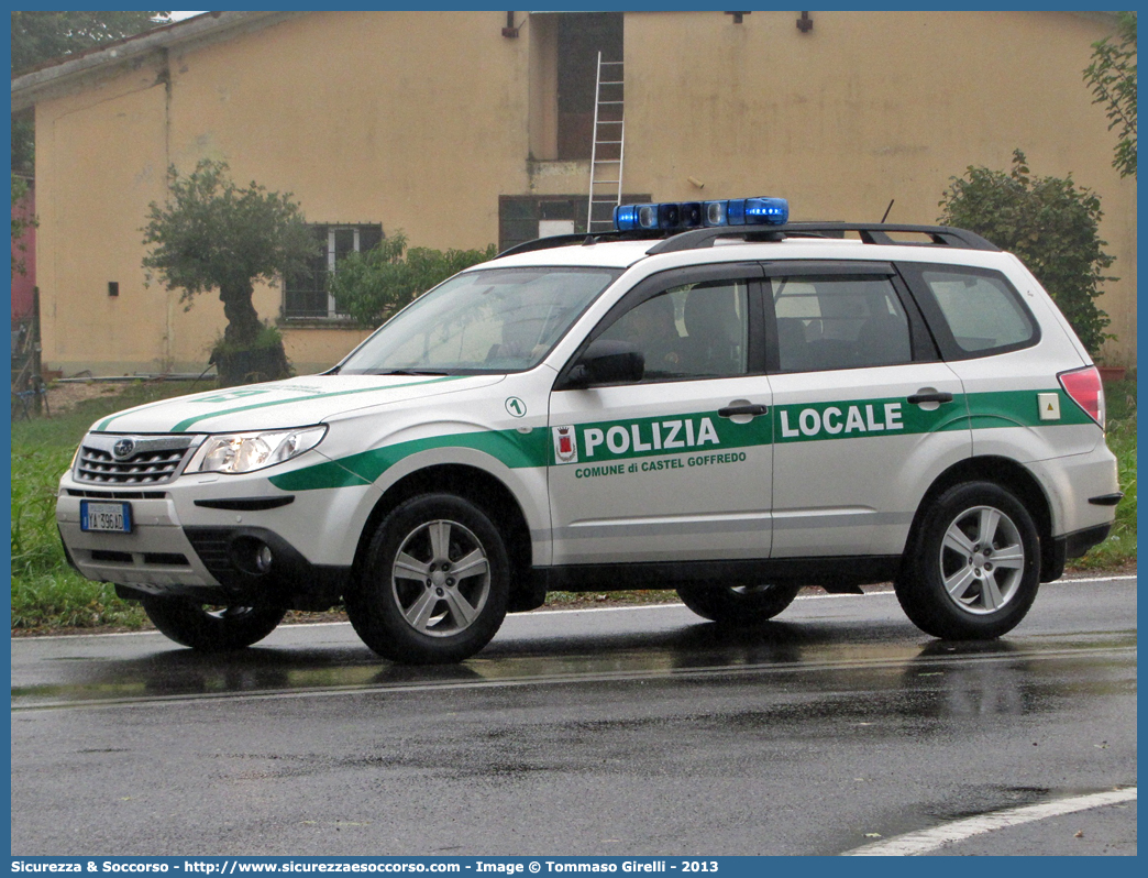 Polizia Locale YA396AD
Polizia Locale
Comune di Castel Goffredo
Subaru Forester V serie
Allestitore Focaccia Group S.r.l.
Parole chiave: Polizia;Locale;Municipale;Castel Goffredo;Subaru;Forester;Focaccia;YA396AD;YA 396 AD