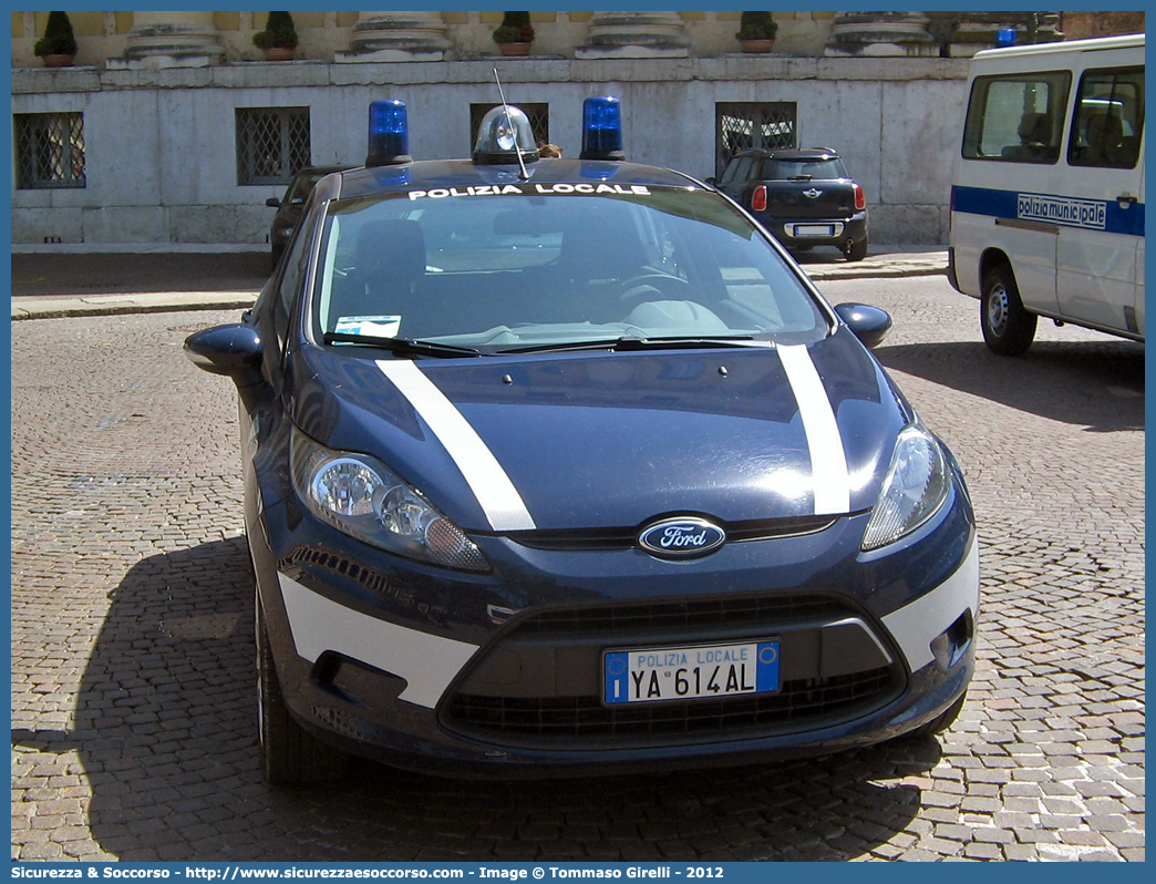 Polizia Locale YA614AL
Polizia Locale
UnionValli
Ford Fiesta VI serie
Allestitore Maritan S.r.l.
Parole chiave: PL;P.L.;PM;P.M.;Polizia;Locale;Municipale;UnionValli;San Martino Buon Albergo;Lavagno;Ford;Fiesta;Maritan Alberto;YA614AL;YA 614 AL