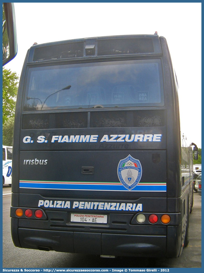 Polizia Penitenziaria 104AE
Polizia Penitenziaria
Gruppo Sportivo Fiamme Azzurre
Irisbus EuroClass HD
Parole chiave: 104AE;104 AE;Polizia;Penitenziaria;Gruppo;Sportivo;Fiamme;Azzurre;Irisbus;EuroClass;Euro Class;HD