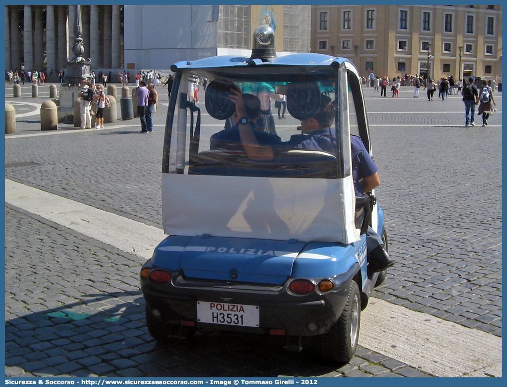 Polizia H3531
Polizia di Stato
Ispettorato di Pubblica Sicurezza "Vaticano"
Italcar Attiva NEV C4S.2
Parole chiave: Polizia;Stato;Polizia di Stato;Ispettorato;Pubblica Sicurezza;Vaticano;Italcar;Attiva NEV C4S.2;H3531