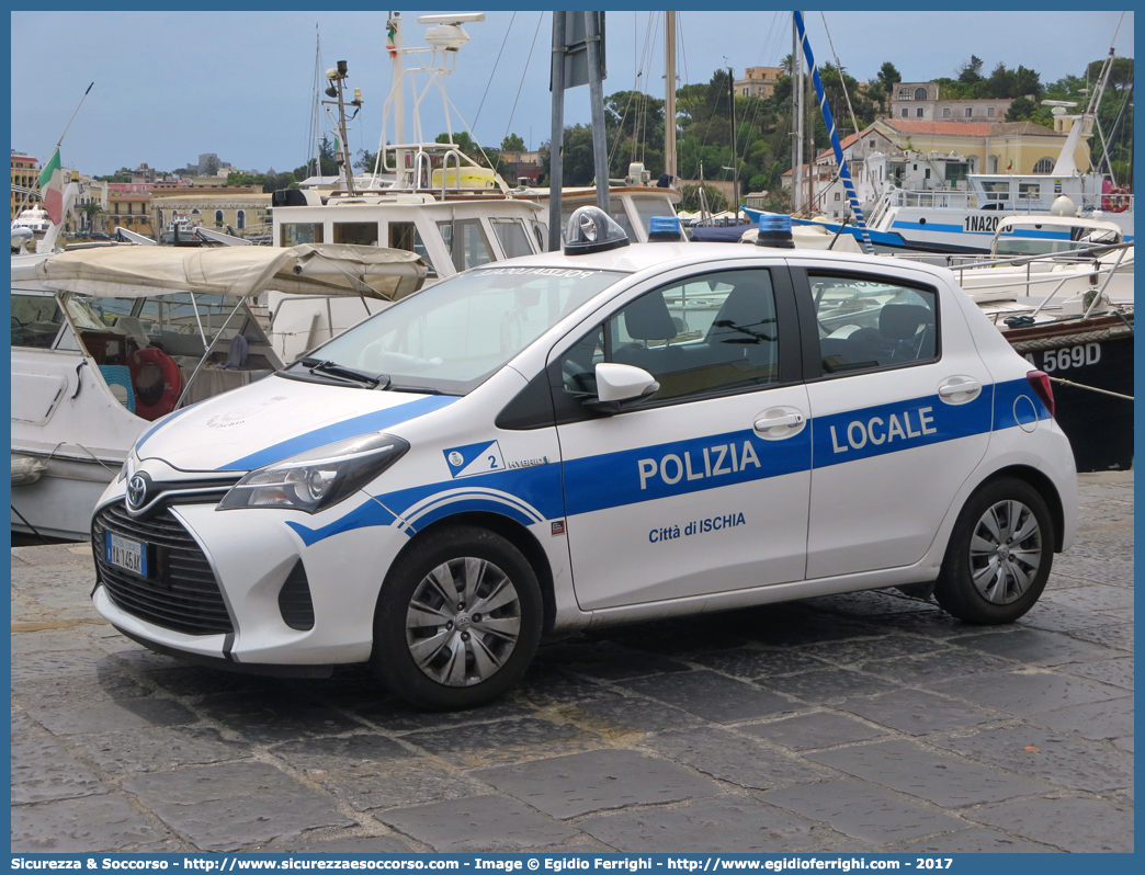 Polizia Locale YA146AK
Polizia Locale
Comune di Ischia
Toyota Yaris Hybrid III serie restyling
Allestitore Elevox S.r.l.
Parole chiave: Polizia;Locale;Municipale;Ischia;Toyota;Yaris;Hybrid;Elevox;YA146AK;YA 146 AK