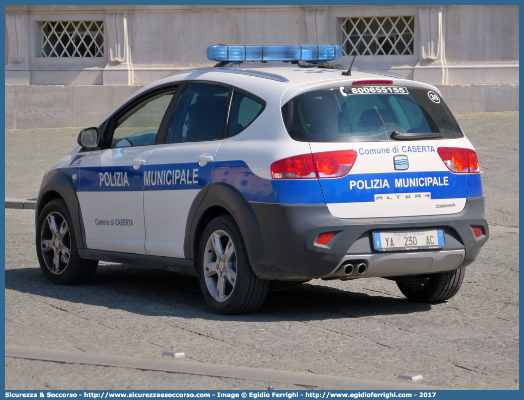 Polizia Locale YA230AC
Polizia Municipale
Comune di Caserta
Seat Altea Freetrack
Parole chiave: Polizia;Locale;Municipale;Caserta;Seat;Altea;Freetrack;YA230AC;YA 230 AC