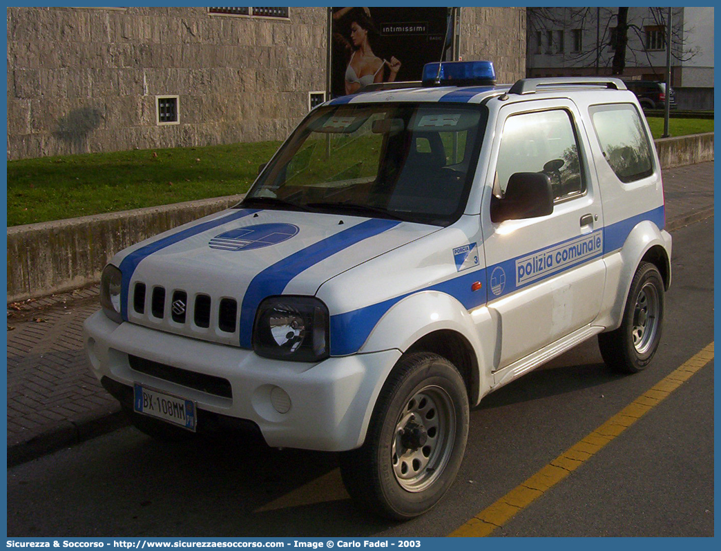 -
Polizia Comunale
Comune di Porcia
Suzuki Jimny
Parole chiave: Polizia;Locale;Comunale;Municipale;Porcia;Suzuki;Jimny