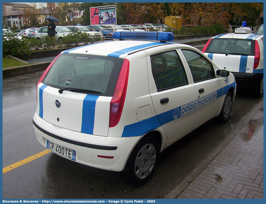 -
Polizia Comunale
Comune di Zoppola
Fiat Punto III serie
Parole chiave: Polizia;Locale;Comunale;Municipale;Zoppola;Fiat;Punto