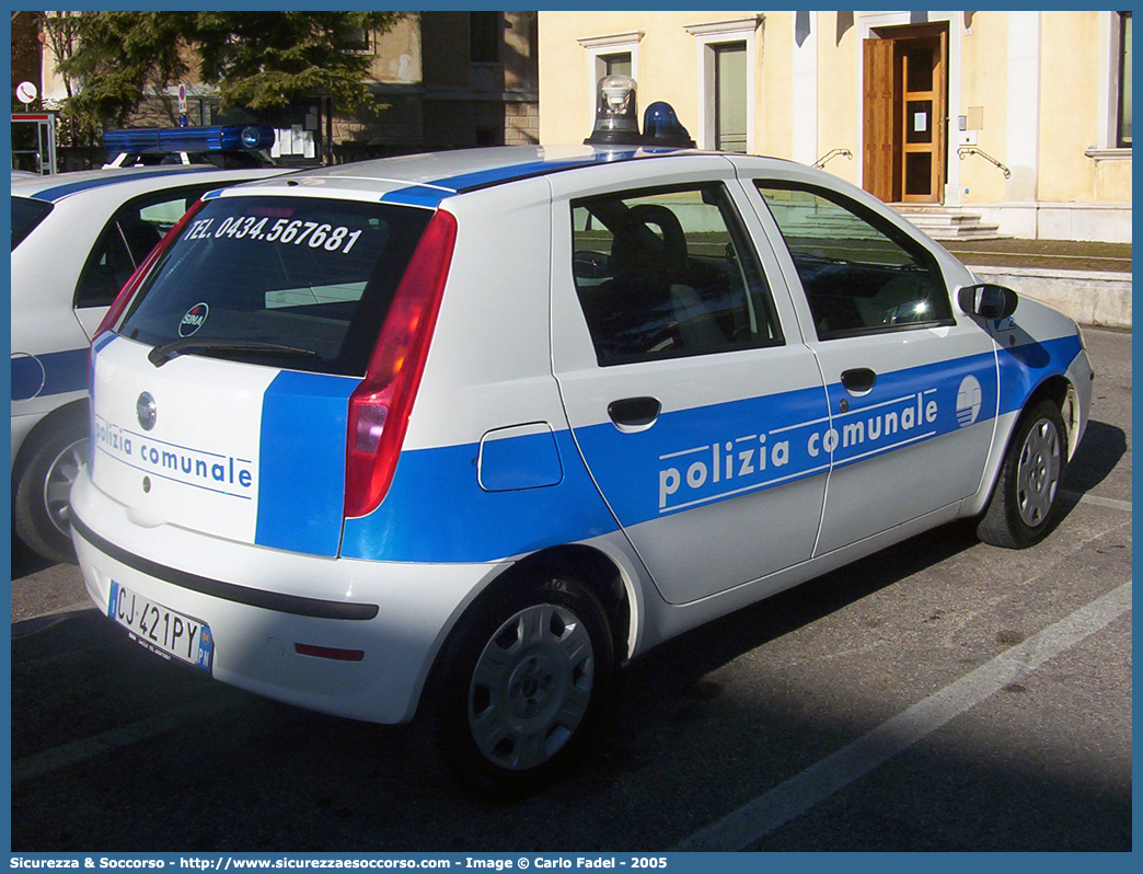 -
Polizia Comunale
Comune di Fontanafredda
Fiat Punto III serie
Parole chiave: Polizia;Locale;Comunale;Municipale;Comunale;Fiat;Punto